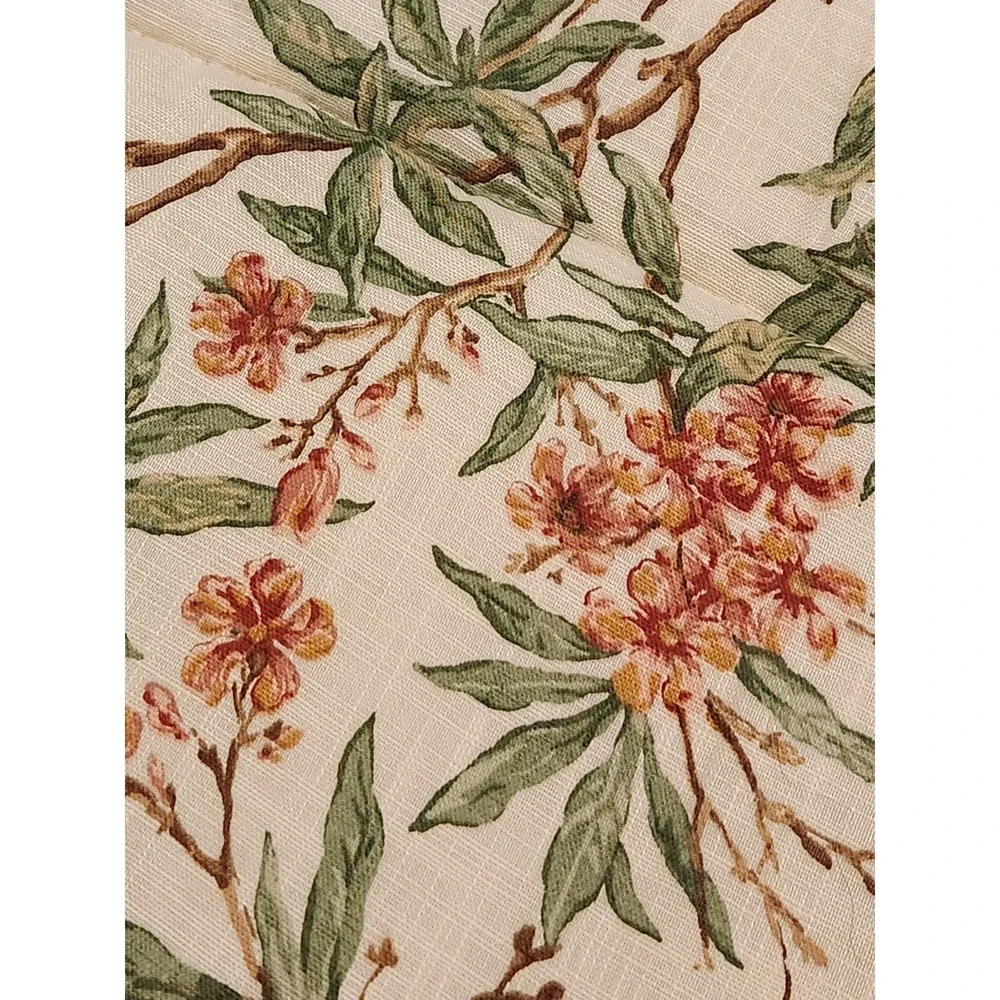 Chaps Ralph Lauren Queen Comforter & 2 Shams Key Biscayne Floral Corded‎ Vintage